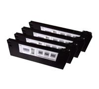 VJZYUTSW 4colos de Tinta a Granel Compatible con Roland RS640 740 MUTOH VJ1604 MIMAKI JV33 Impresoras ecológicas 4 Tanques 4 Cartuchos(4PCS UV Cartridge)