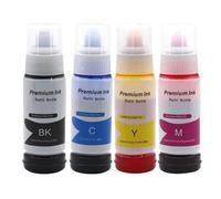 VJZYUTSW 4pcs 1 Conjunto de Tinta de Recarga Compatible para 001 Tinta L4150 L4156 L4160 L4260 L6160 L6170 L6190 L6191 L6270 L6290 L14150 Instalación de Recarga de Impresora(1set(Dye BK))