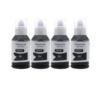 VJZYUTSW 4pcs 1 Conjunto de Tinta de Recarga Compatible para 001 Tinta L4150 L4156 L4160 L4260 L6160 L6170 L6190 L6191 L6270 L6290 L14150 Instalación de Recarga de Impresora(4pcs pigment-BK-127m)
