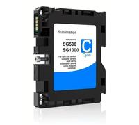 VJZYUTSW Cartucho de Tinta Compatible con Chip para SG500 SG1000 sublimación Tinta(C)