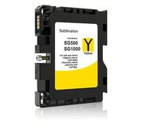VJZYUTSW Cartucho de Tinta Compatible con Chip para SG500 SG1000 sublimación Tinta(Y)
