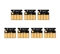 VJZYUTSW Cartucho de Tinta Compatible para 871c con Chips de Tinta Desechables para látex 370 375 Impresoras Versión Europea 7 Color(One Set)