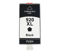 VJZYUTSW Cartucho de Tinta de 920xl Compatible para 920 XL OfficeJet 6000 6500 INALLADA 6500A 7000 7500 7500A Impresoras(K 1PC)