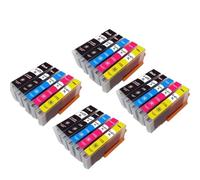 VJZYUTSW Cartucho de Tinta PGI-470XL Compatible Conjunto de Cartucho de Tinta para MG5740 MG6840 MG7740 TS5040 TS6040 TS8040 TS9040 Impresoras 1/2/3/4(5Color 4set)