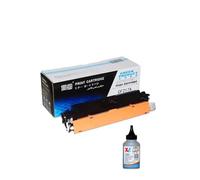 VJZYUTSW Cartucho de tóner Compatible CF217A CF219A para M102A M102W M130A M130NW M130FN M130FW 1600K con Chip(1Set CF217A)