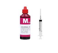 VJZYUTSW Kit de Tinta de Recarga Universal de 100 ml Compatible con impresoras de Tinta Ciss Ciss Ink(1 Magenta)