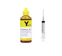 VJZYUTSW Kit de Tinta de Recarga Universal de 100 ml Compatible con impresoras de Tinta Ciss Ciss Ink(1 Yellow)