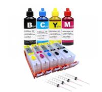 VJZYUTSW PGI Compatible 750 CLI 751 Cartucho de Tinta Recargable para MG6370 MG7170 MG7570 IP8770 MG6770 MG6670 Impresoras PGI-750 CLI-751 PGI750(Cartridge and Ink)