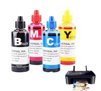 VJZYUTSW PGI Compatible 750 CLI 751 Cartucho de Tinta Recargable para MG6370 MG7170 MG7570 IP8770 MG6770 MG6670 Impresoras PGI-750 CLI-751 PGI750(400ML Ink)