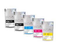 VJZYUTSW SUPLIMACIÓN DE Bolsa DE Interior 1100ML T46D8 T46D1-T46D4 Paquete DE Tinta Compatible con SC-F6300 SC-F6360 SC-F9400 SC-F9400H SC-F9460 F6300 F9400(4Bags-BK C M Y U1)