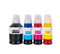 VJZYUTSW Tinta de Recarga a Base de Agua de Color GI10 GI10 GI10 para gm2010 GM4010 G5010 G6010 Impresoras(4X Bottle-BKCMY)