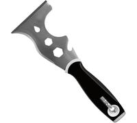 VKE - Juego de cuchillos para recubrir, espátula revestida profesional con mango telescópico, perfecto liss inoxidable 25/40/60 cm(Solo espátula multifunción)