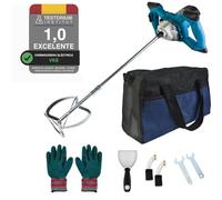 VKE Mezcladora de Mortero 2400W, Boîte à 6 Vitesses avec Sac de Rangement