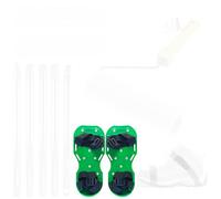 VKE Rodillo de Púas Autonivelante 23 cm - Espinas 14 mm, Autonivelante, 2 Rodillo Pintura 23 cm, Palo Telescopico 1,5 m, Zapatos Aireador para Cesped 30 mm (Solo Zapatos con Pinchos Para Cesped)