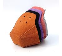 VKEDA 100% Piel de Vacuno Real | Protectores Protectores de Punta | Roller Skate Derby Speed 1 par (Negro)