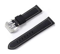vkeid Correa de reloj de liberación rápida de 22 mm y 24 mm, correa de repuesto, correa de reloj, correa de reloj de cuero de grano superior, correa de reloj (color: Elijah 3, tamaño: 24 mm)