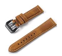 vkeid Correa de reloj de liberación rápida de 22 mm y 24 mm, correa de repuesto, correa de reloj, correa de reloj de cuero de grano superior, correa de reloj (color: Elijah 6, tamaño: 24 mm)