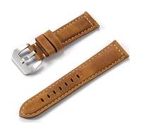 vkeid Correa de reloj de liberación rápida de 22 mm y 24 mm, correa de repuesto, correa de reloj de cuero de grano superior, correa de reloj (color: Elijah 5, tamaño: 24 mm)