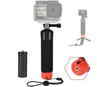 Vkesen Empuñadura Flotante para GoPro, Palo Impermeable + Mini trípode (Juego de accesorios) Compatible con GoPro Hero 13/12/11/10/9/8/7/6/Max, DJI Osmo Action, AKASO, WOLFANG y otras cámaras de acció