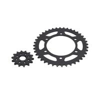 VKHBdwL Engranaje 14T 15T 16T 40T 43T 45T Piñón Delantero y Trasero de Motocicleta Cadena 520 for MT-03 MTN320-A B082 MT-25 YZF-R25 YZF-R3(520-14T 40T)