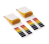 Vklopdsh 2 unidades de 160 tiras de papel de tornasol de 1 a 14 PH, tiras de prueba de PH, agua, cosméticos, suelo, prueba de PH, tiras de papel con tarjeta de control