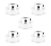 Vklopdsh 5 x aluminio 36 dientes 8 mm Bore correa dentada polea sincrónica para impresora 3D