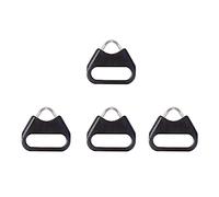 VKO Anillo de triangular con capucha protectora, gancho triangular y tapa de plástico para conectar la Cámara y la correa de la Cámara (2 pares)