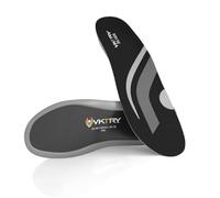 VKTRY - Plantillas de rendimiento plateadas, inserciones de fibra de carbono, zapatos sin tacos, mejoran la explosividad, protegen contra lesiones, optimizan el retorno de energía, plateado, US Men: