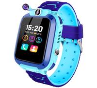 VKTY Reloj inteligente para niños, GSM LBS Reloj de pulsera para niños, IP67, resistente al agua, tarjeta SIM, teléfono inteligente de doble vía para niños pequeños estudiantes elementales, color rosa