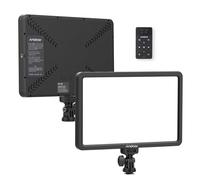 Vl192 Dual Colour Temperature LED Video Light Panel2500k~9000k Brightness Adjustable DSLR Softbox Light USB Powered with Cold Shoe Mount and Magnetic Remote Control for Photography