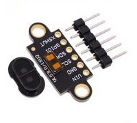 VL53L3CX Sensor de distancia TOF Medición de vuelo de tiempo 3-5 V IIC Interfaz para Arduino Proyectos robótica Detección de gestos Evitar obstáculos Negro (VL53L3CX Cover Plate)