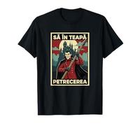 Vlad Tepes Empalador Partido rumano Juego de Palabras Vampiro Drácula Humor Camiseta