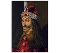 Vlad Tepes, Prince of Wallachia Poster Modern Wall Art Drácula Retrato Lienzo Pintura e Impresiones para la habitación Decoración para el hogar Imágenes 50x70cmx1 Sin Marco