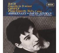 Vladimir Ashkenazy - Bach: Concerto In D Minor. Chopin: Piano Concerto No.2 In F Minor [Vinilo]