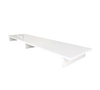 Vladon Soporte TV Game, Soporte para Mueble Elevador TV, Blanco Mate/Blanco de Alto Brillo (138,5 x 9,5 x 34,5 cm)