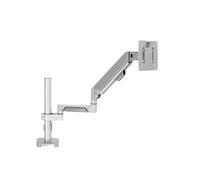 VLALAMNO Brazo de soporte de presión de gas for monitor, columna de 27/32 pulgadas, carga máxima elevada de 9 kg(Gray)