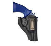 VlaMiTex IWB 13 Funda para revólver Colt Python, de Piel, Negro
