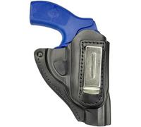 VlaMiTex IWB Funda para Revólver HW 37 Weihrauch HW 38 de Piel Negro (para diestros - IWB 11)