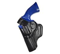 VlaMiTex R4Li Funda para revólver de armazón L, de 4 Pulgadas, Talla M, de Piel, para Zurdos