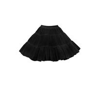 Vlazom Enaguas Falda de Mujer para Vestidos de Novia Crinolina Enaguas Falda Vestido(S/M,Negro)