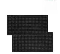 Vlecexs 2 Piezas Espresso Prensador Mat de Café, 15 * 30 cm Tamper de Café Cojín Antideslizante de Café, Alfombra de Servicio,Espresso Tamp Mat para Prensar Café