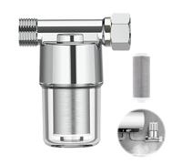 Vlecexs Filtro de Agua para Ducha Antical, Filtro de Acero Inoxidable, Malla 40 μm Agua, Grifo de Filter de Agua para Grifo Reutilizable, Filter para Ducha, Grifo, Lavadora, Calentadores de Agua