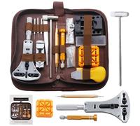 Vlecexs Herramientas Relojero Profesional, 149 Piezas de Herramientas de Reparación de Relojes para Abrir y Reparar Relojes, Cambiar Pilas, Cambiar/Ajuste Correa, Barra de Resorte