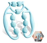 Vlecexs Rodillo Muscular para Piernas, Rodillo de Espuma para Masaje Muscular de Tejido profundo, Rodillos de Masaje Muscular de 360° para Pierna Cuello Masajes Musculars Fitness, Azul