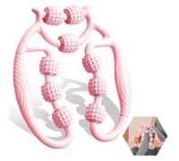Vlecexs Rodillo Muscular para Piernas, Rodillo de Espuma para Masaje Muscular de Tejido profundo, Rodillos de Masaje Muscular de 360° para Pierna Cuello Masajes Musculars Fitness, Rosa