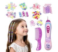 Vlecexs Trenzador de Pelo Automático, Pelo Trenzado Niñas Máquina, Adornos para el Pelo de Juguete, Máquina Trenzadora Automática, Accesorios de Peinado DIY, Niñas de Regalo 5-12 Años