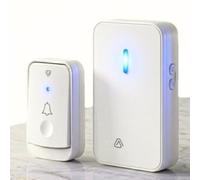 Vlectro Timbre Inalámbrico Extra Fuerte, Blanco, 1 Receptor