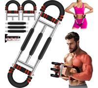 VLFit Entrenador De Brazo Twister, Ejercicio de Brazo Twister en Forma de U, Barra de Power Twister Portátil para Ejercicios de Hombros, Brazos Y Pecho Fortalecimiento de Brazo