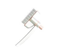 VlHpnpe Cepillo de masaje para quitar el pelo suelto, ABS para mascotas, control de cobertizos y mantenimiento de pelaje, herramienta portátil para quitar el pelo de mascotas