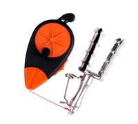 VlHpnpe Herramienta de recuperación de atracción de desenganche rápido con aro guía de acero inoxidable y cuerda resistente a la abrasión para lanzar, atraer, recuperador para señuelos de pesca